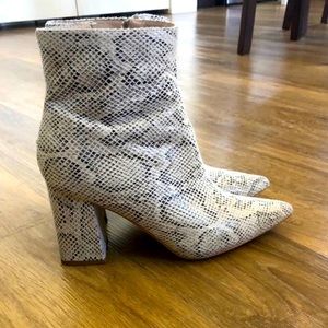 SNAKESKIN BOOTIES ASOS